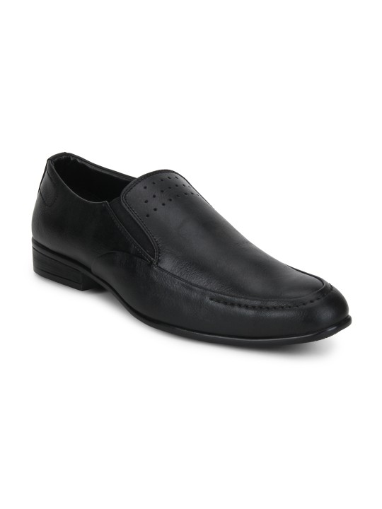 Men Black Slip-on Shoes 6