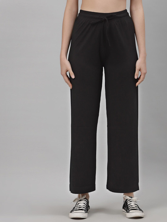 NEUDIS Women Straight-Fit Track Pants