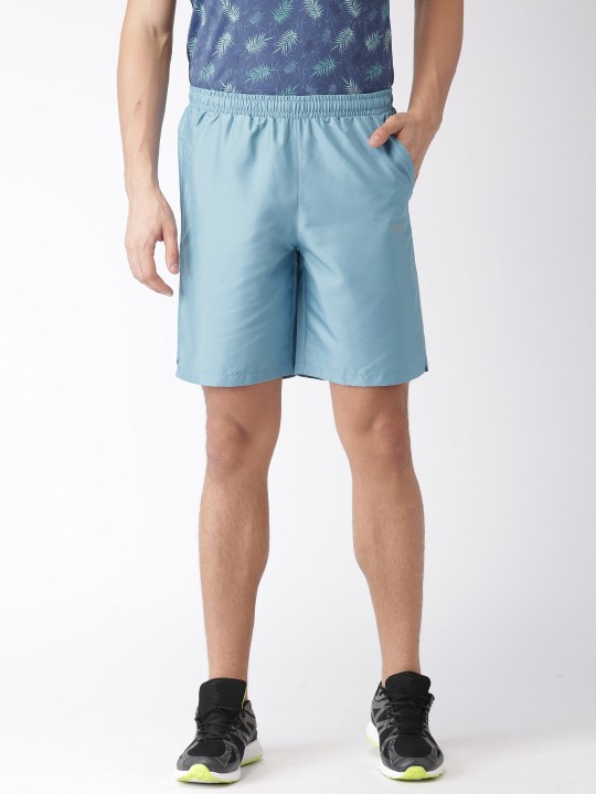Buy Men Blue Solid Running Shorts 34 Online at desertcartINDIA