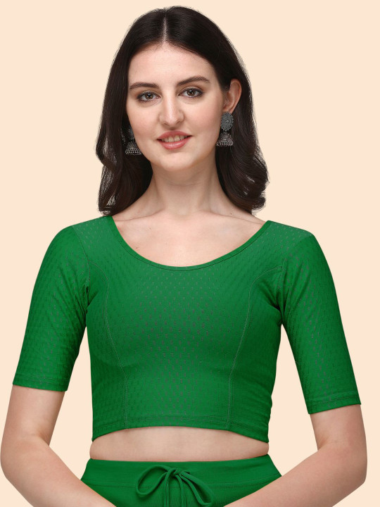 HERE&NOW Woven Design Saree Blouse