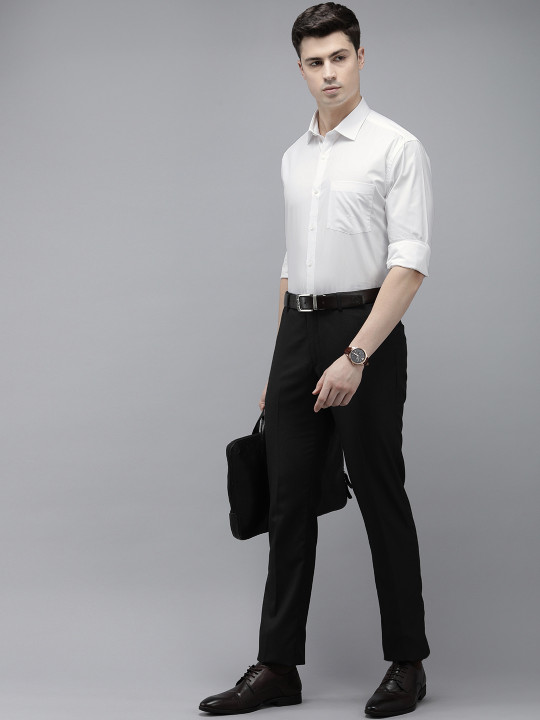 Park Avenue Pure Cotton Slim Fit Cutaway Collar Formal Shirt