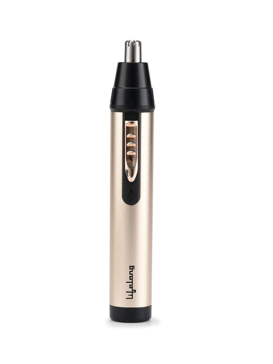 Lifelong LLPCM300 Rechargeable Nose & Ear Trimmer – Gold-Toned & Black