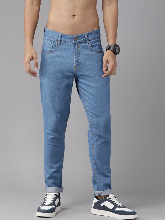 Roadster The Lifestyle Co. Men Mid-Rise Tapered Fit Stretchable Jeans