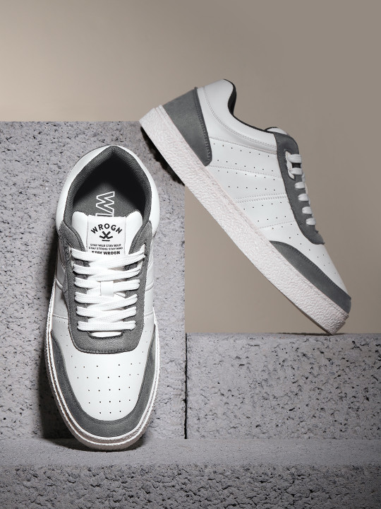 WROGN Men Perforated Everyday Sneakers