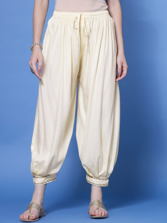 Clora Creation Embellished Loose-Fit Afghani Salwar