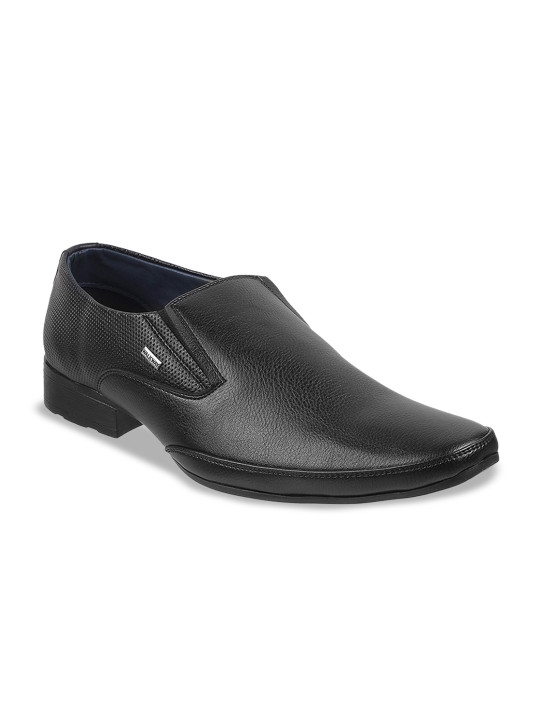 WALKWAY by Metro Men Textured Formal Slip-On Shoes