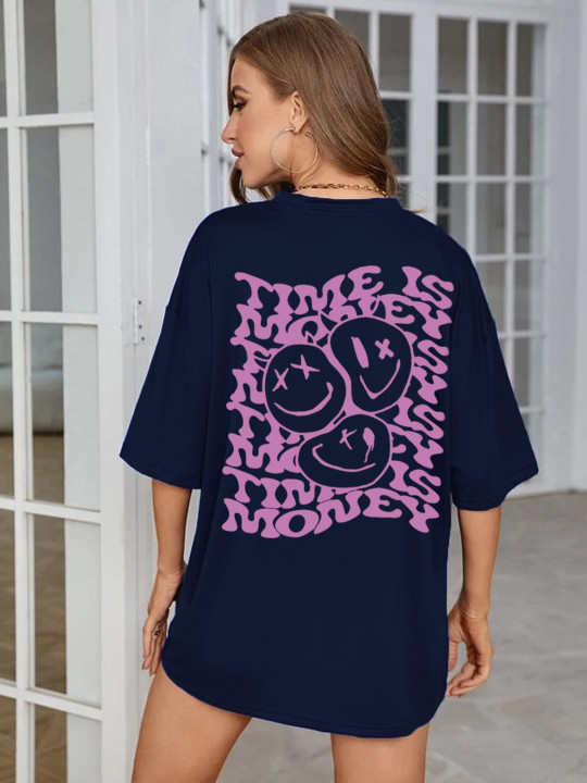 Rigo Graphic Printed Oversized Cotton T-Shirt