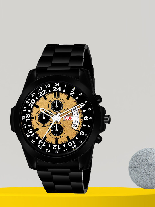 Versatile Men Round Analogue Watch Maculam