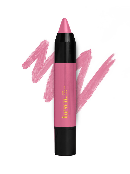 Brwn. Pro Melanin Care Creme Matte Lip Crayon 3g - Cotton Candy