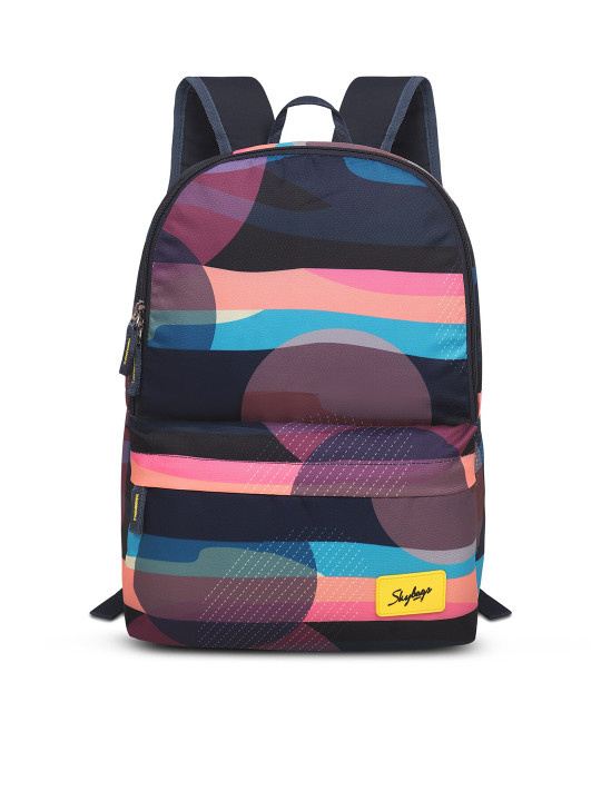 unisex printed medium backpack
