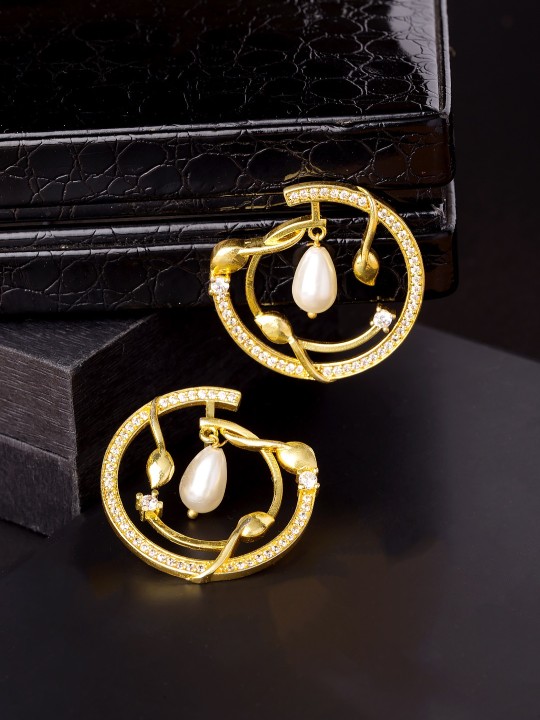 Gold-Toned Circular Studs