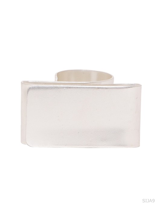 Women Silver-Plated Adjustable Ring