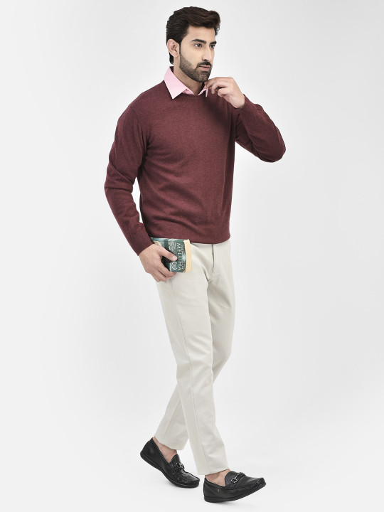 Crimsoune Club Long Sleeves Pure Cotton Pullover