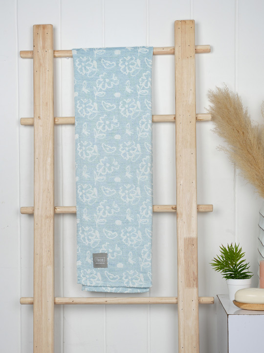Doctor Towels Banana Jacquard Floral 250GSM Super Soft Adult Regular Bath Towel-59x30In