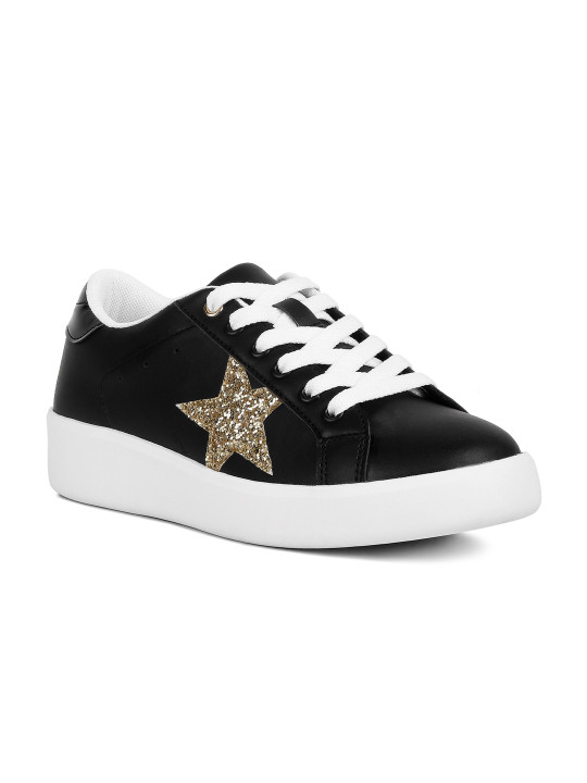 London Rag Women Black Sneakers