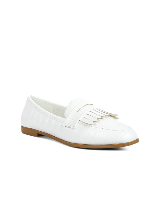 London Rag Women White Loafers