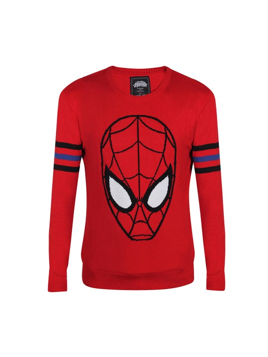 Boys Red Printed Pullover 7-8Y