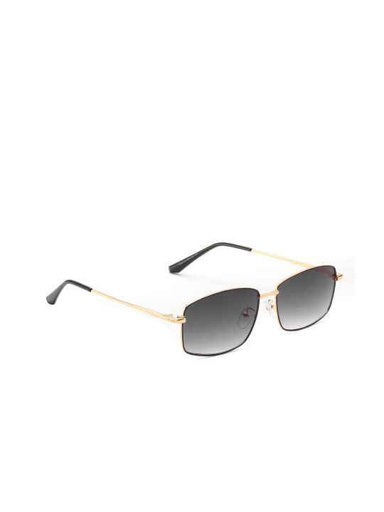 IRUS by IDEE Men Rectangle Sunglasses With UV Protected Lens IRS1204C1SG