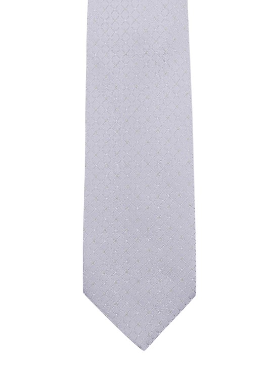 Grey Printed Broad Tie