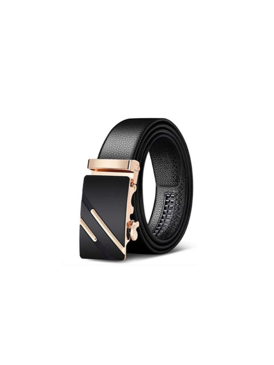 Zacharias Men Slim Textured Autolock Belt