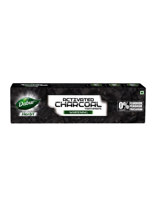 Dabur Herbl Activated Charcoal Fluoride-Free Toothpaste – 120g