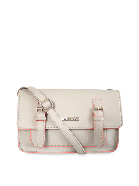 Grey Solid Sling Bag Desertcart INDIA