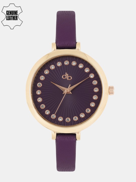 Women Purple Analogue Watch DB-B3