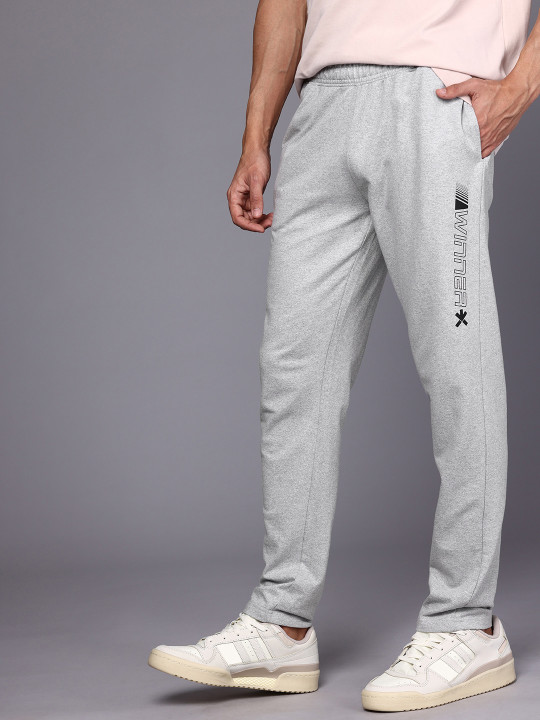 HRX by Hrithik Roshan Men Typography Printed Regular Fit Track Pants