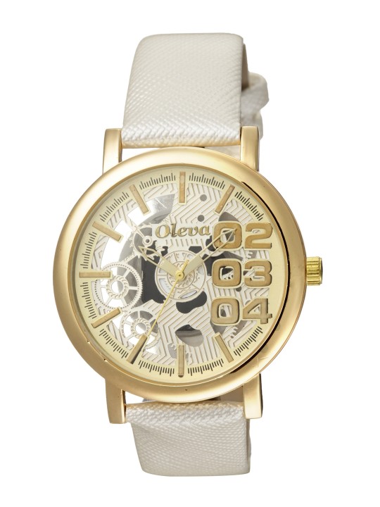 Women White Analogue Watch