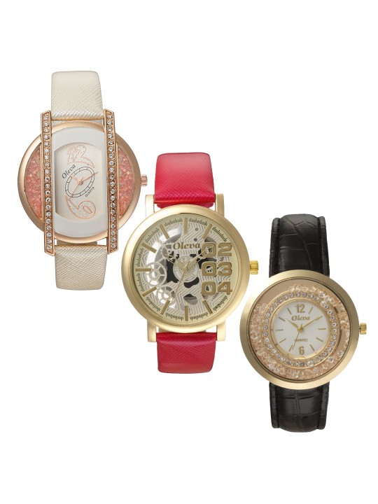 Women White Analogue Watch