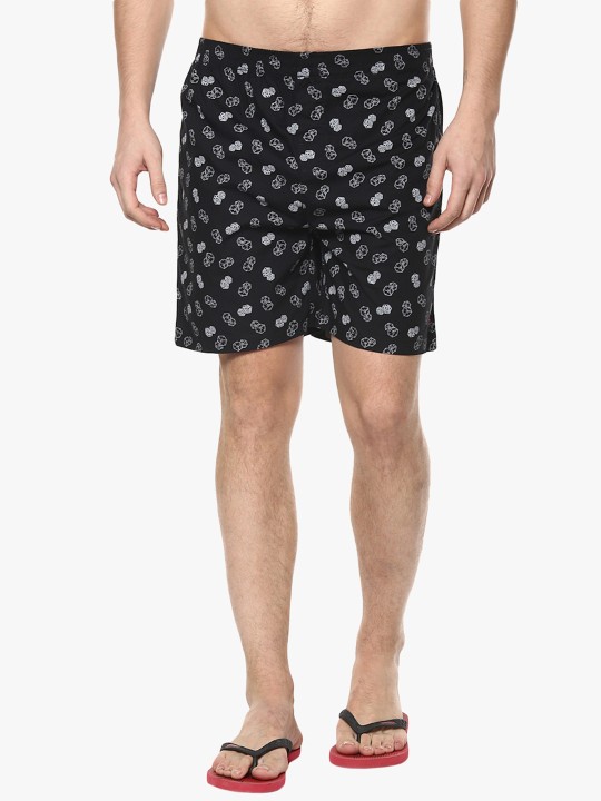 Black Printed Boxer BX4044-3-XXL M