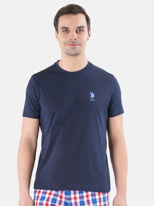 Navy Blue Lounge T-shirt I633-195-PL deal from myntra