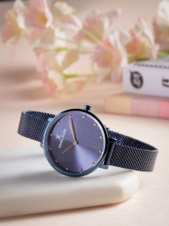 Daniel Klein Women Navy Blue Analogue Watch DK11421-7