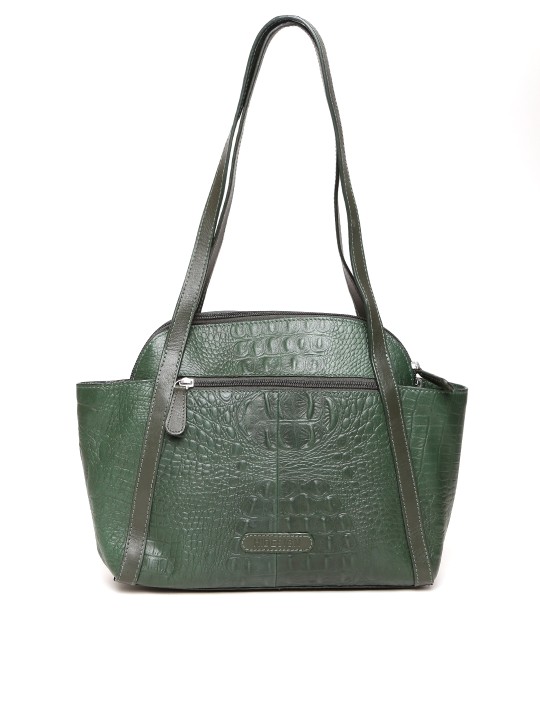 hidesign green handbag