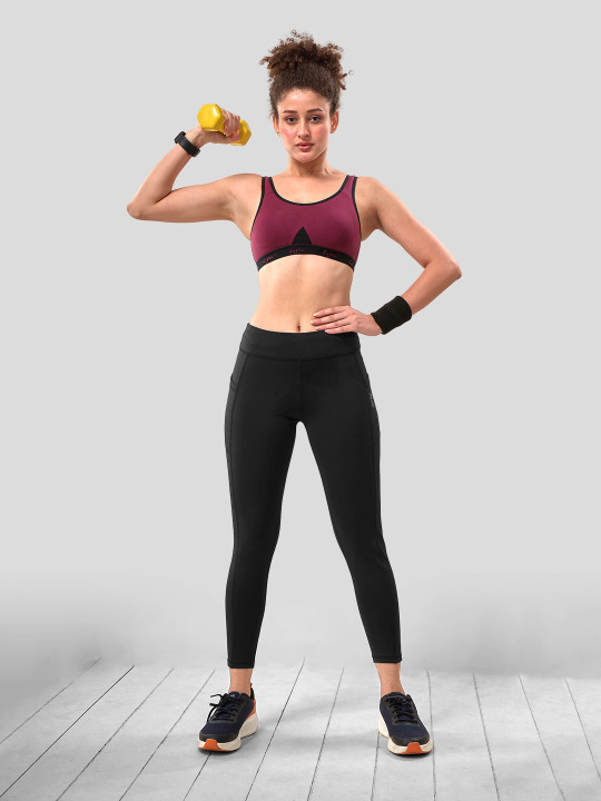 LYRA Women Slim-Fit Ankle-Length Sports Track Pant