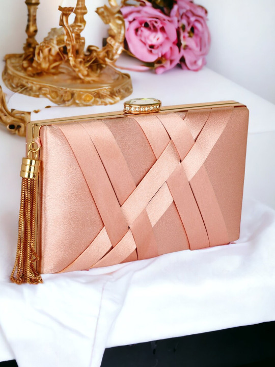 Toobacraft Tasselled Box Clutch