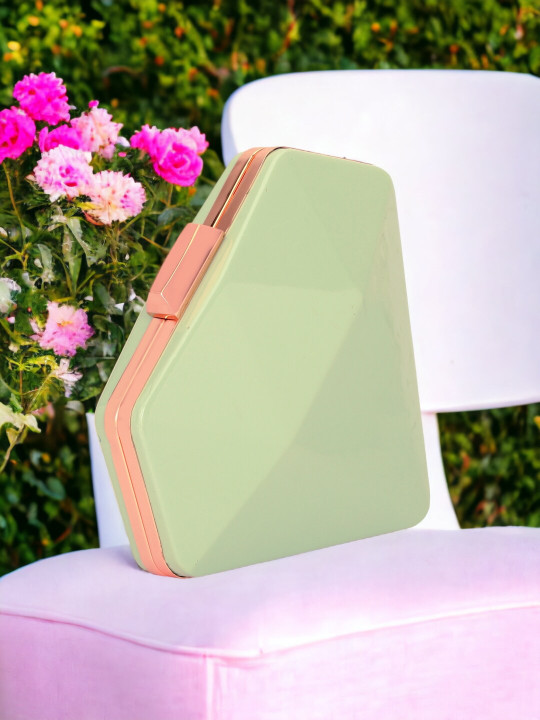 Toobacraft Embellished Box Clutch