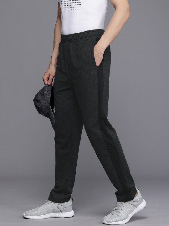 HRX by Hrithik Roshan HRX By Hrithik Roshan Men Side Striped Rapid-Dry Trackpants