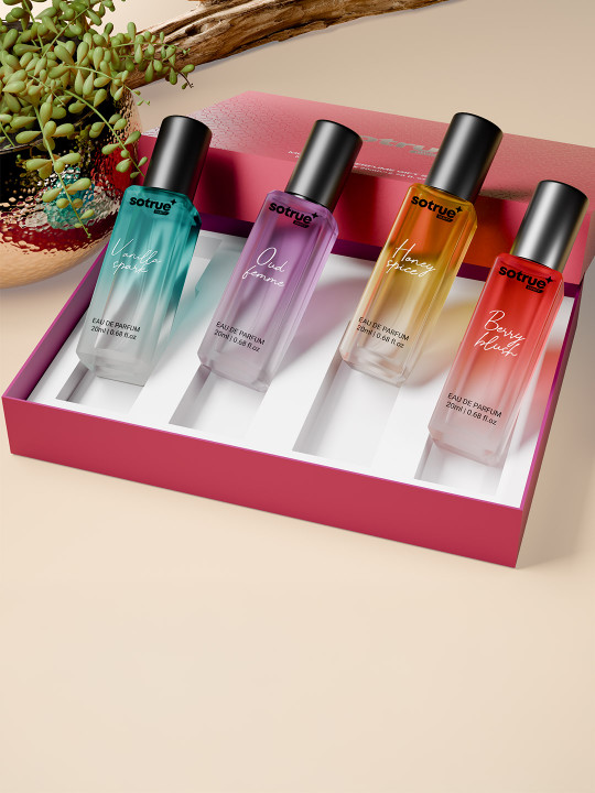 4Pcs Women Perfume Gift Set