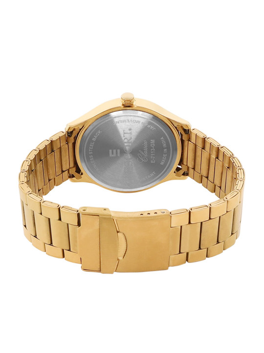 men bracelet style straps analogue watch e17007113gm3