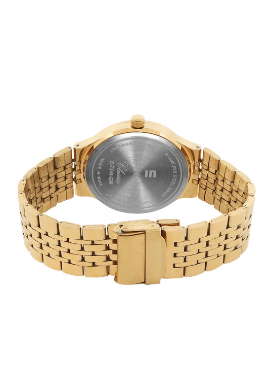 men dial & bracelet style straps analogue watch e16507359gm3