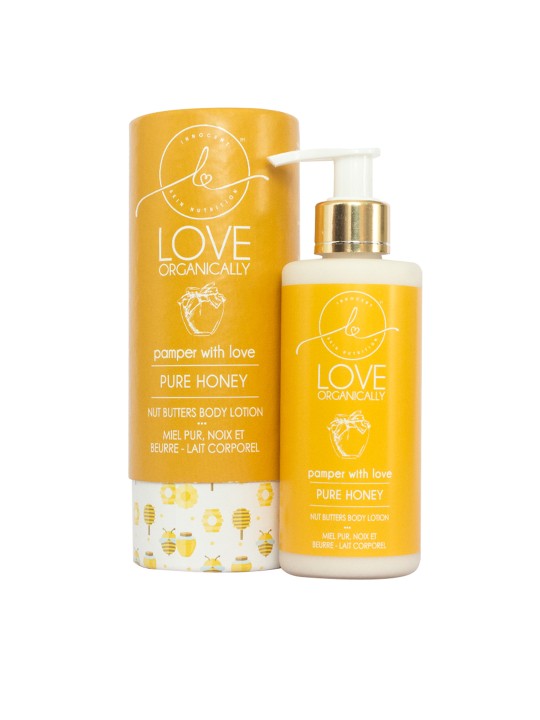 LOVE Organically Women Pamper With Love Pure Honey & Nut Butter Body Lotion 220ml