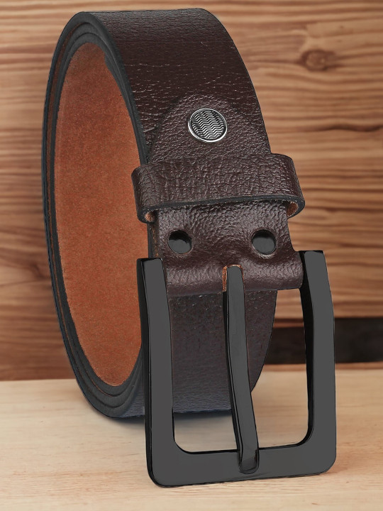 Roadster Men Textured Genuine Leather Formal Belt