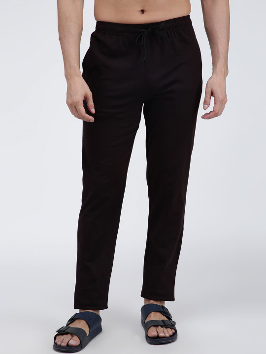 AMUL COMFY Men Mid-Rise Cotton Lounge Pants