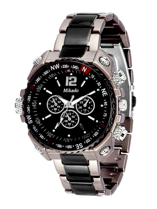 Men Black Analogue Watch MK2028