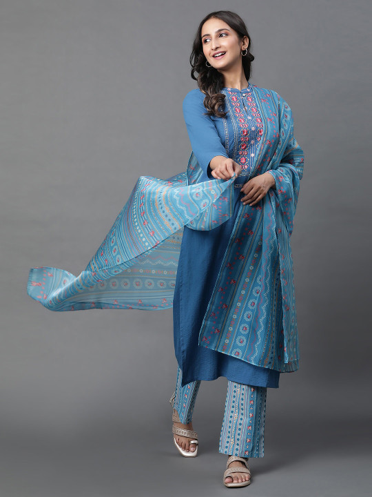 AURELIA Ethnic Motif Printed Dupatta