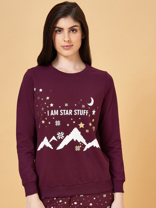 Dreamz by Pantaloons Typography Printed Sweatshirt