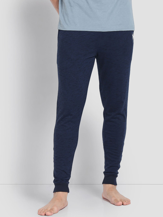 U.S. Polo Assn. Men Men Heathered Drawstring Waist Cotton Joggers