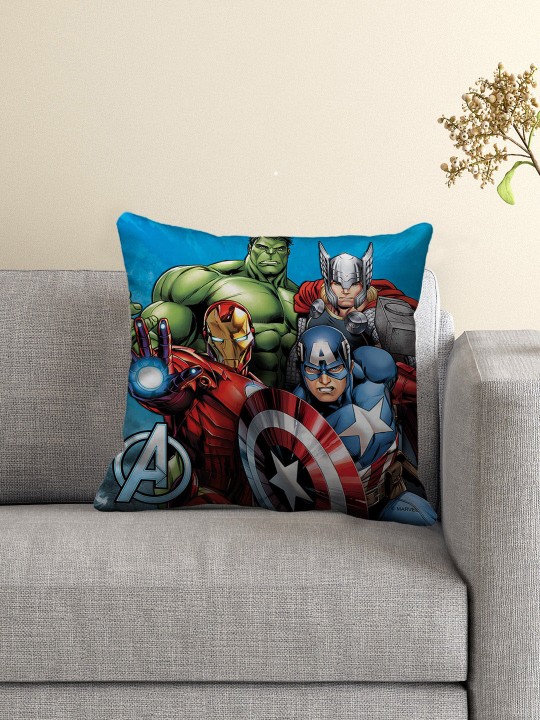 Multicoloured Printed Cushion with Cushion Cover