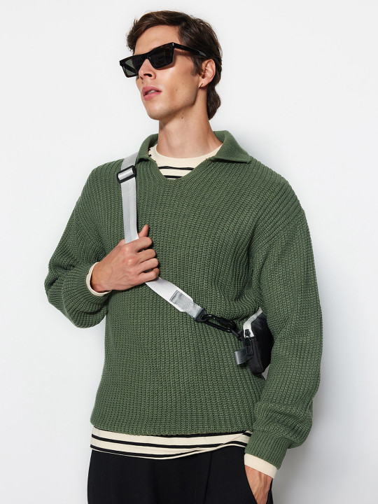 Trendyol Ribbed Pure Acrylic Pullover